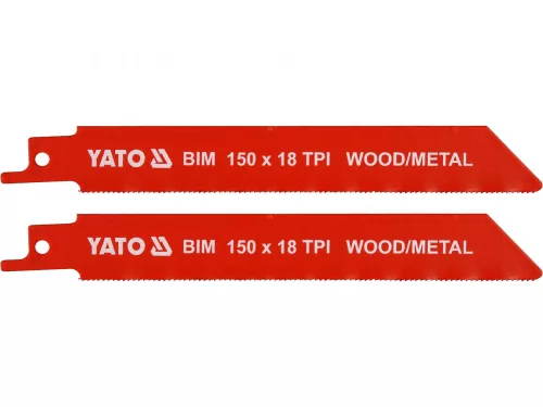 YATO Pânză ferăstrău sabie 150 mm/18TPI bimetal (2 buc) (YT-33931)