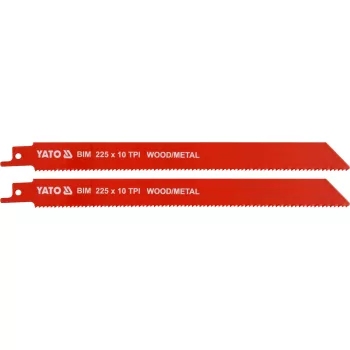 YATO Lamă lemn-metal 225 mm 2 buc 10TPI (YT-33933)