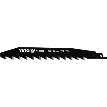 YATO Pânză ferăstrău sabie 215 mm/2TPI TCT (YT-33960)