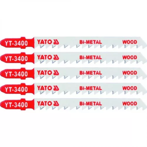 YATO Pânză ferăstrău pendular T10TPI pentru lemn 5 buc/set (bi-metal) (YT-3400)