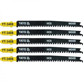   YATO Pânză ferăstrău pendular T13TPI pentru lemn 5 buc/set (tăiere curată) (YT-3408)