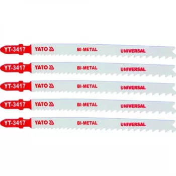   YATO Pânză ferăstrău pendular T10TPI pentru metal 5 buc/set (YT-3417)