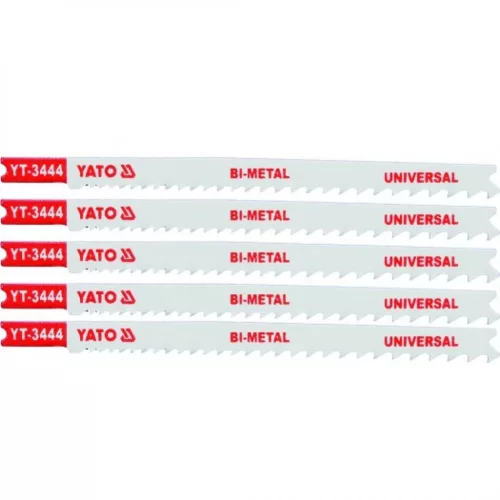 YATO Pânză ferăstrău pendular T10TPI pentru metal 5 buc/set (YT-3444)