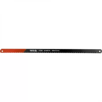   YATO Pânză fierăstrău manual 300/12 24TPI 5 bi-metal (M2+6150) 2 buc/pachet (YT-3461)