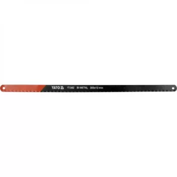   YATO Pânză fierăstrău manual 300/12 24TPI 5 bi-metal (M2+6150) 2 buc/pachet (YT-3462)