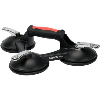   YATO Dispozitiv ridicare sticlă triplu ventuză 125 mm – 190 kg (YT-37237)