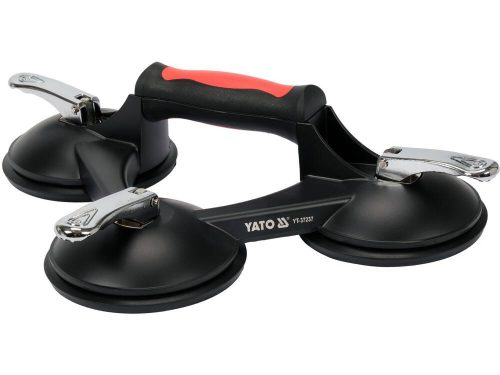 YATO Dispozitiv ridicare sticlă triplu ventuză 125 mm – 190 kg (YT-37237)