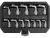 YATO Set chei inelare articulate 8–19 mm, 12 piese (YT-38550)