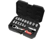 YATO Set tubulare deschise 17 piese 3/8", 1/2" SPLINE (YT-38653)