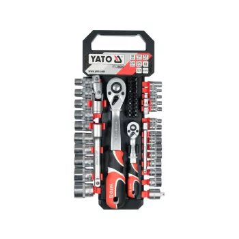   YATO Set tubulare 51 piese 1/2", 1/4" CrV (YT-38680)