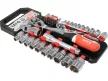 YATO Set tubulare 51 piese 1/2", 1/4" CrV (YT-38680)
