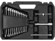 YATO Set scule cu antrenare 1/4 și 1/2", cu chei tubulare și chei combinate, 41 piese (YT-38742)