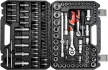 YATO Set chei tubulare 108 piese 1/2" 10–32 mm, 1/4" 4–14 mm CrV (YT-38791)