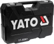YATO Set chei tubulare 120 piese 1/2" 20–32 mm, 1/4" 4–13 mm, 3/8" 9–17 mm CrV S2 profesional (YT-38801)