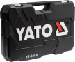 Trusa YATO 216 Piese - Trusa Profesională XXL, 1/2": 10–32 mm, 1/4": 4–14 mm, 3/8": 10–19 mm CrV (YT-38841)