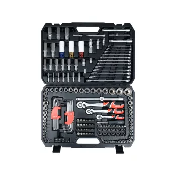   YATO Set trusă scule 198 piese 1/4" – 3/8" – 1/2" (YT-38850)