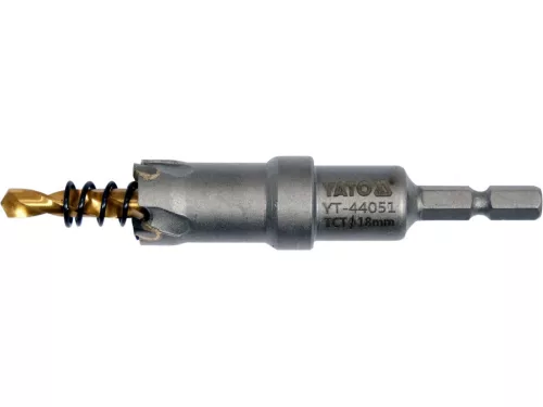 YATO Carotă 18 mm TCT cu prindere bit (YT-44051)