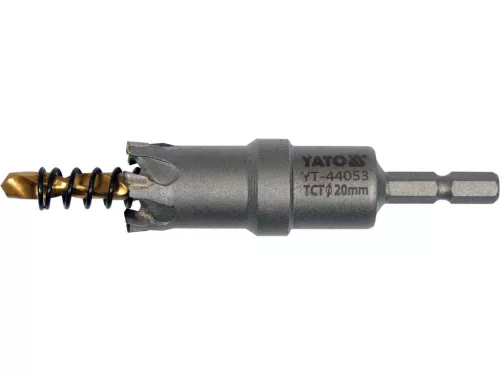 YATO Carotă 20 mm TCT cu prindere bit (YT-44053)