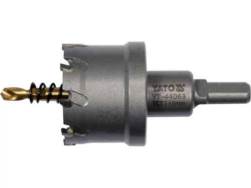YATO Carotă 44 mm TCT cu prindere bit (YT-44063)