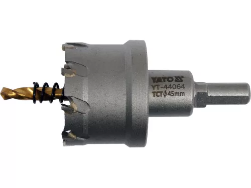 YATO Carotă 45 mm TCT cu prindere bit (YT-44064)