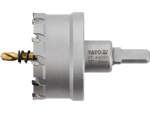 YATO Carotă 60 mm TCT cu prindere bit (YT-44069)