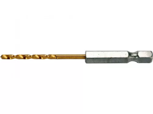YATO Burghiu elicoidal 2,5×80/30 mm HSS-TiN cu prindere bit (YT-44752)