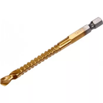   YATO Burghiu frezor metal HSS-TiN cu prindere bit 6,0×89 mm (YT-44823)