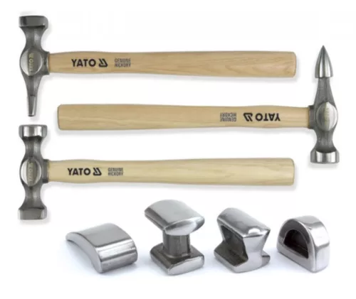 YATO Set ciocane tinichigerie și îndreptare 7 piese (YT-4590)