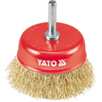 YATO Perie tip cupă pe tijă 75 mm (YT-4750)