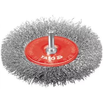 YATO Perie circulară pe tijă 100 mm Inox (YT-4758)