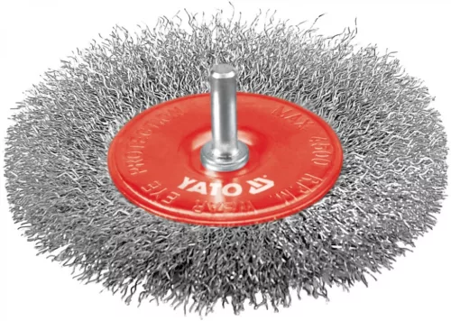 YATO Perie circulară pe tijă 100 mm Inox (YT-4758)
