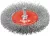 YATO Perie circulară pe tijă 100 mm Inox (YT-4758)