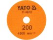 YATO Disc diamantat tip arici pentru șlefuire/polizare 100 mm / P200 umed/uscat (YT-48202)