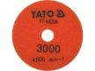 YATO Disc diamantat tip arici pentru șlefuire/polizare 100 mm / P3000 umed/uscat (YT-48206)
