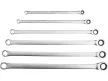 YATO set chei inelare cu clichet extra lungi 8–19 mm, 6 buc. (YT-50385)