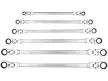 YATO set chei inelare cu clichet duble, extra lungi, 8–19 mm, 6 buc. (YT-50390)