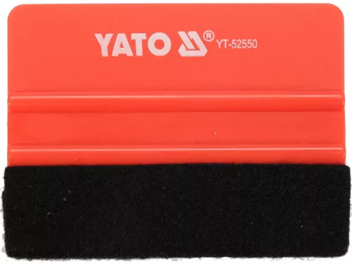 YATO Racletă plastic cu pâslă pentru folii 73x100 mm (YT-52550)