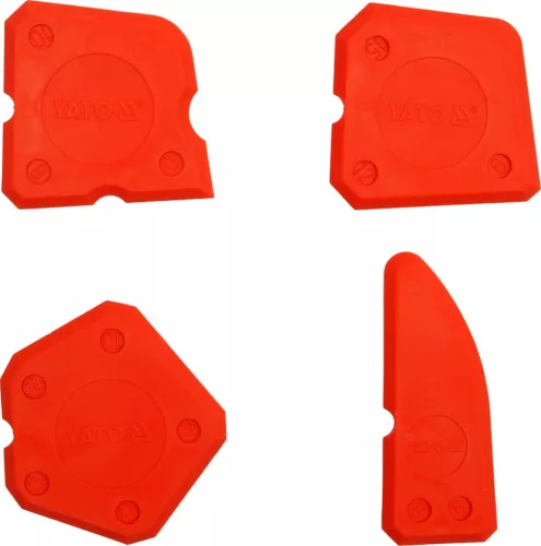 YATO Racletă pentru rosturi silicon 4 piese (YT-5261)