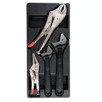   YATO Set chei fixe reglabile și clești 4 piese (insert sertar) (YT-55444)