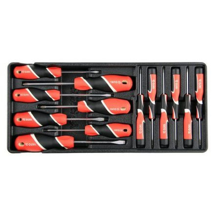YATO Set șurubelnițe 13 piese S2 (sertar) (YT-55455)