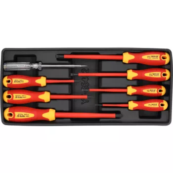   YATO Set șurubelnițe 8 piese izolate până la 1000 V (insert sertar) (YT-55462)