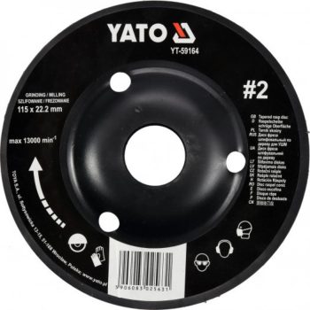 YATO Disc răspăluit conic grosier #2 115 mm (YT-59164)