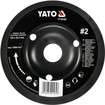 YATO Disc răspăluit conic grosier #2 125 mm (YT-59165)