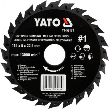 YATO Disc de tăiere tip răspăluit 115 mm (YT-59171)