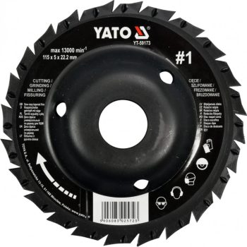  YATO Disc de tăiere răspăluit zimțat #1 115 mm (YT-59173)