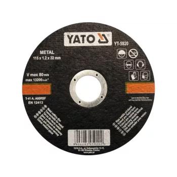 YATO Disc tăiere metal 115x1,2x22 mm (YT-5920)