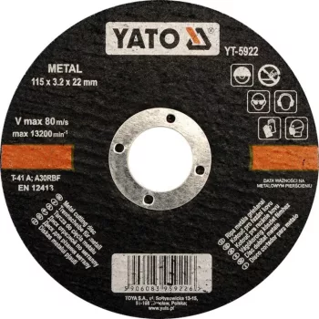 YATO Disc tăiere metal 125x1,2x22 mm (YT-5923)