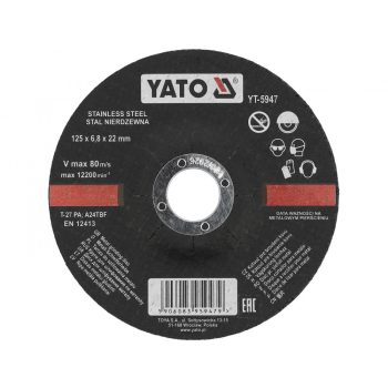 YATO Disc abraziv pentru metal 125x6,8 (YT-5947)