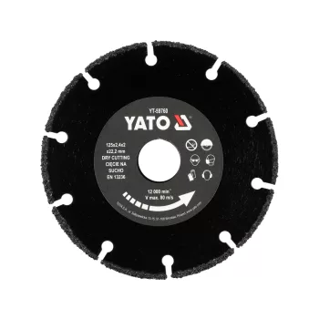   YATO Disc universal de tăiere pentru lemn pentru polizor unghiular 125 mm (YT-59760)
