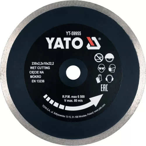 YATO Disc diamantat 230 mm pentru ceramică (YT-59955)